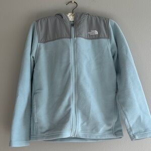 The North Face Kids Jacket - Light Blue and Gray